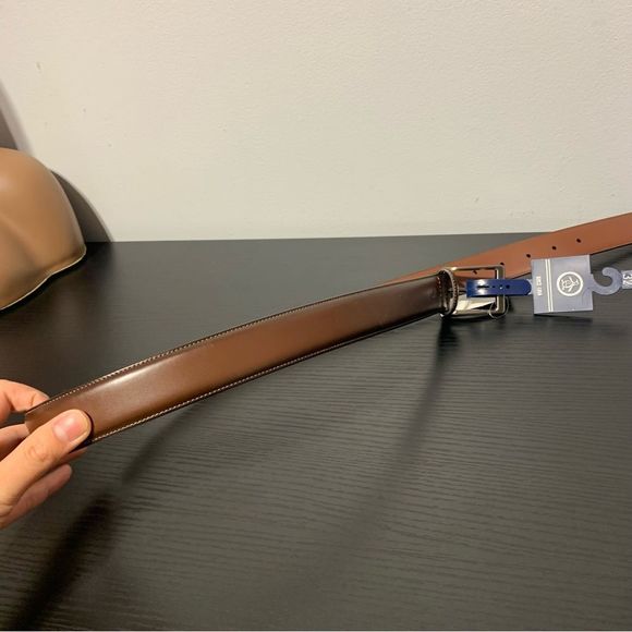 NEW Penguin bonded leather belt size 32 - Picture 3 of 5